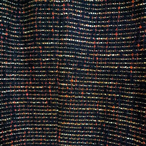 Banana Republic Tweed Fringe Detail Cropped Blazer Multicolor Size 8​ - Picture 6 of 6